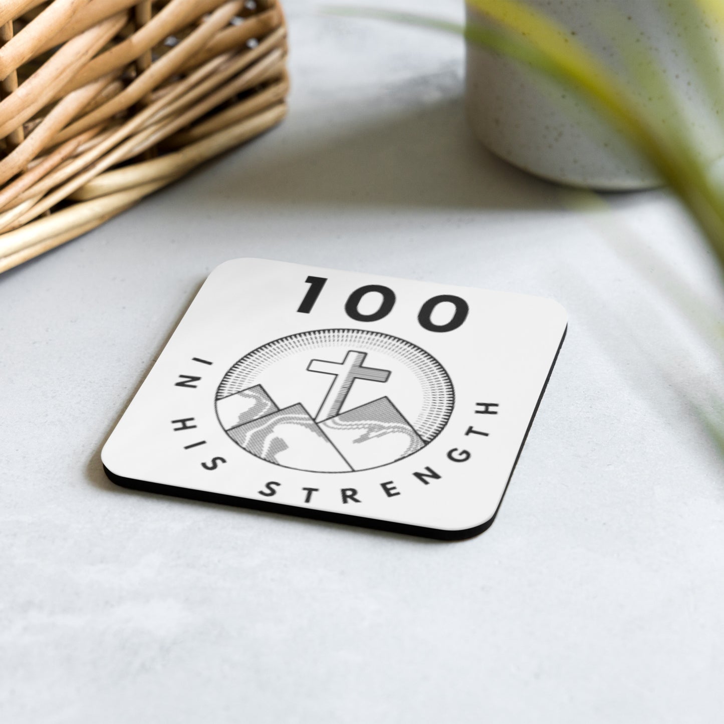 Cork-back coaster