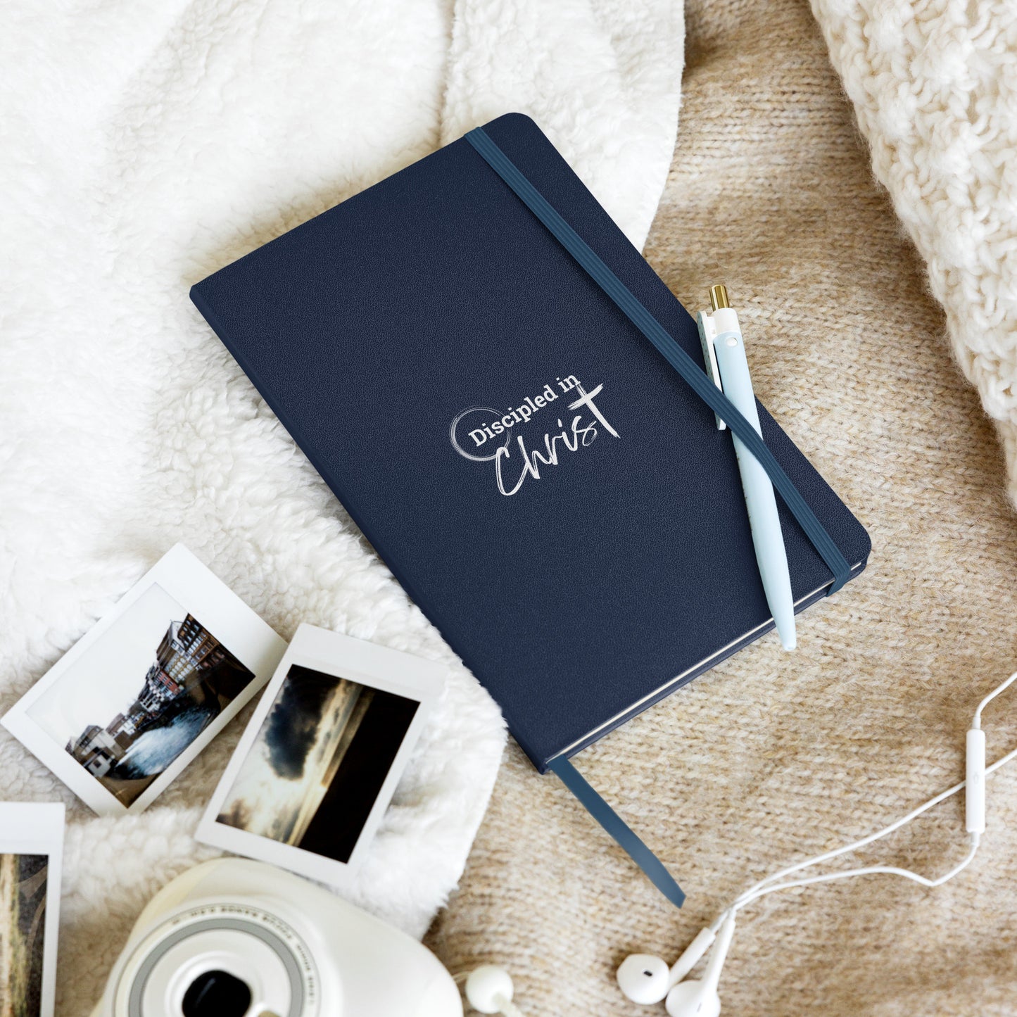 Hardcover bound notebook - Discipled In Christ