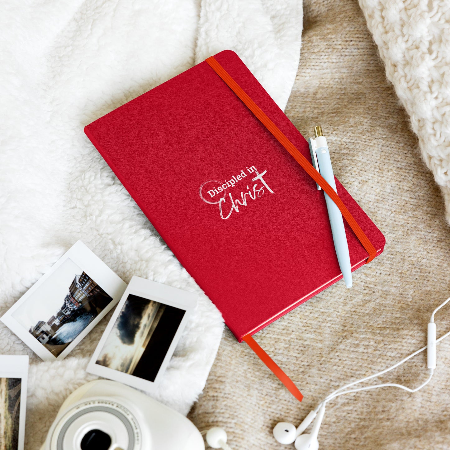 Hardcover bound notebook - Discipled In Christ